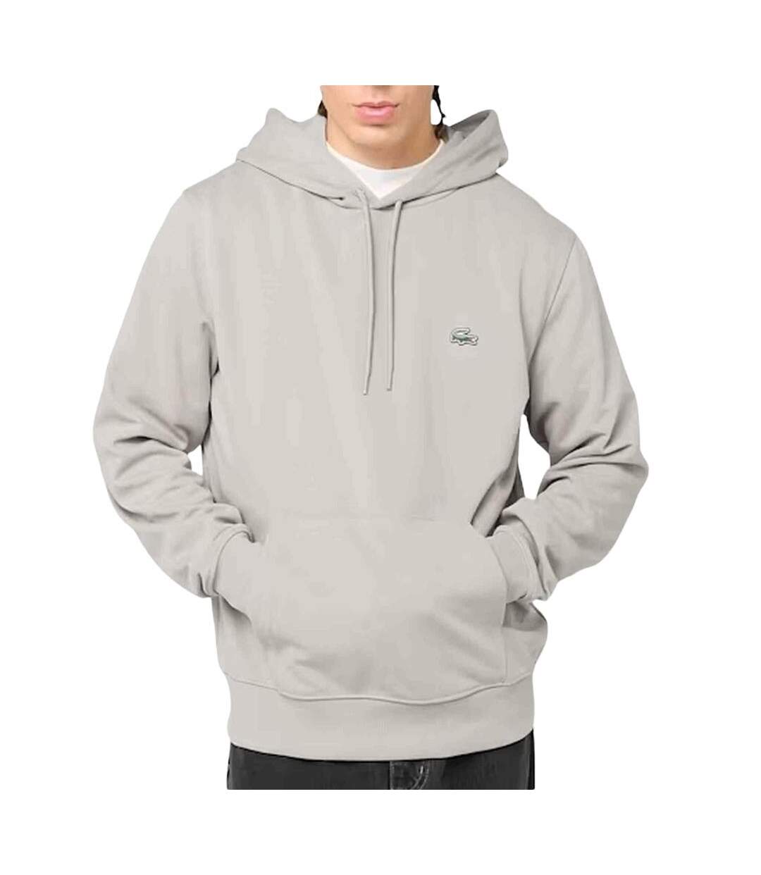 Sweat gris homme lacoste sh5542-1
