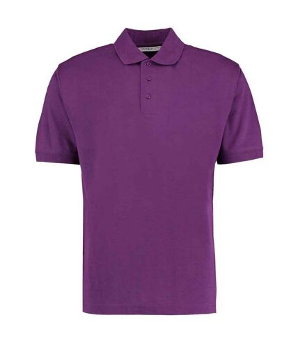 Polo klassic homme violet foncé Kustom Kit Kustom Kit