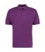 Mens klassic piqué polo shirt dark purple Kustom Kit