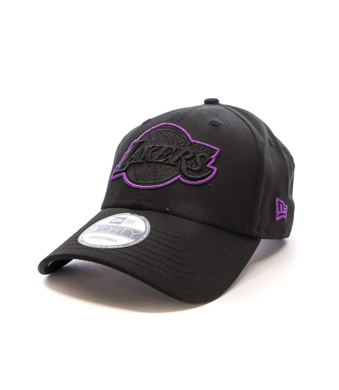 Casquette Noir/Violet Homme New Era Metallic Outline Los Angeles Lakers - OSFM-1