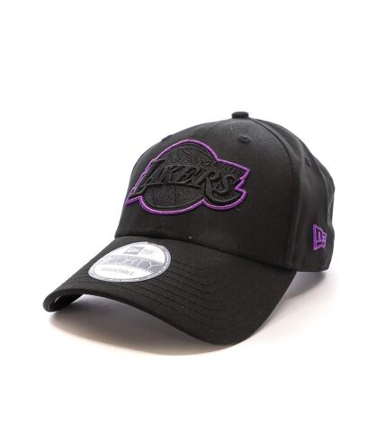 Casquette Noir/Violet Homme New Era Metallic Outline Los Angeles Lakers - OSFM