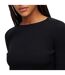 Pull Manches Longues Saneriny Femme Noir Hugo-4