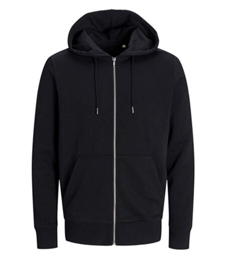 Sweat zippé à capuche - JACK&JONES - Unisexe - JJ3907 - noir