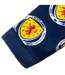 Robe De Chambre Motif/style Emblème Homme Bleu Marine Scotland-3