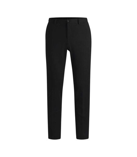 Mens Genius Straight Chinos Black Boss