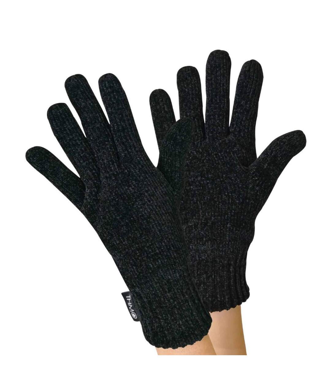 Ladies Outdoor Chenille 3M Fleece Lined Thinsulate Winter Gloves-1