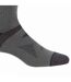 Pack of 2  Unisex adult wool hiking boot socks  briar grey/navy Regatta-3