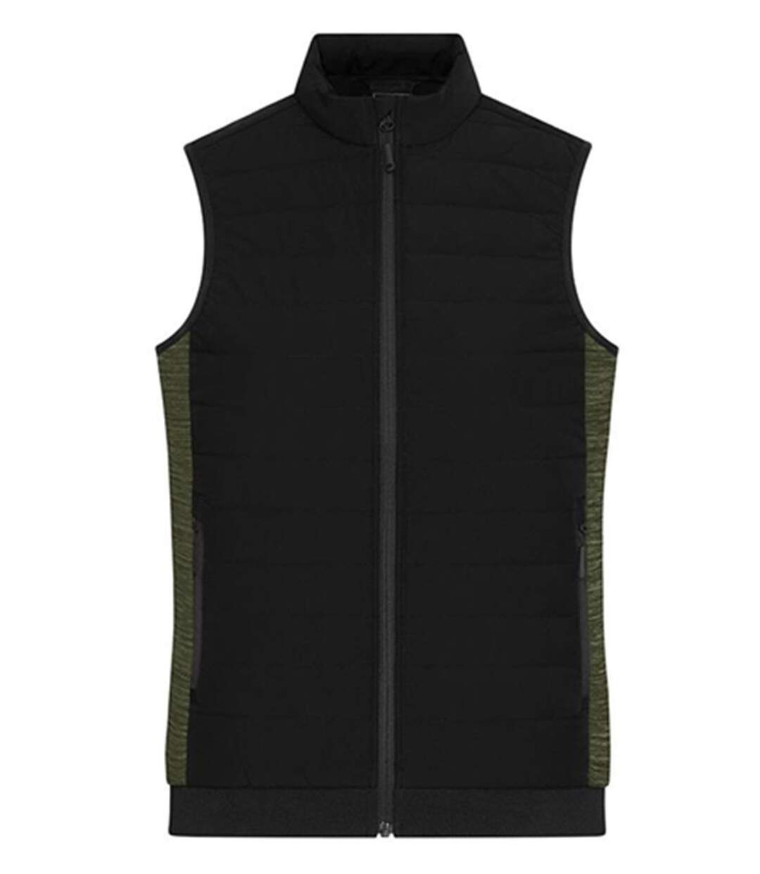 Bodywarmer de travail matelassé - Femme - JN1863 - noir et vert olive