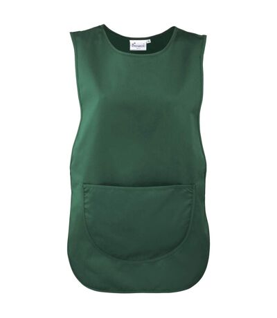 Premier - Tablier avec poche - Femme (Vert bouteille) (S) - UTRW1078