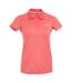 Womens/ladies maverick v polo shirt peach bloom Regatta-1