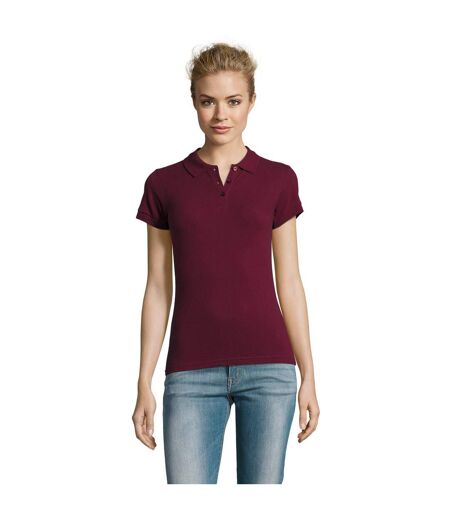 Polo Perfect Femme Bordeaux SOLS