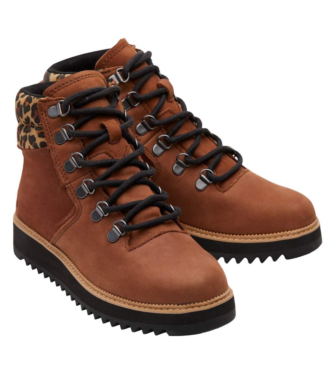 Womens/ladies Mojave Suede Ankle Boots Dark Ember Toms-1