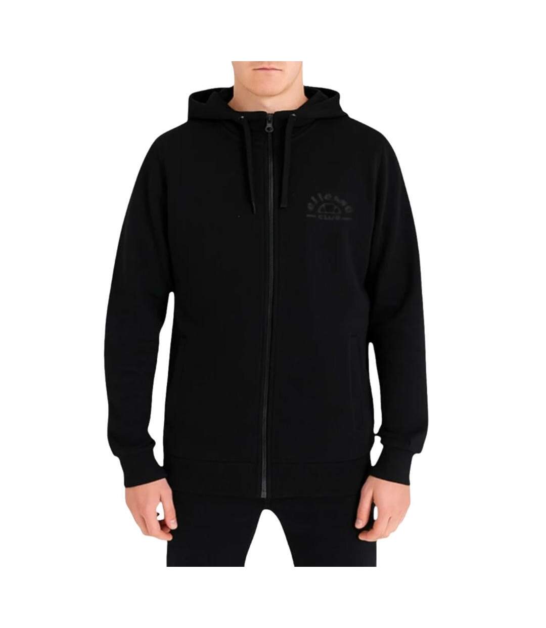 Sweat zippé noir homme ellesse sop23612a-1