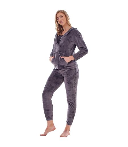 Ensemble De Pyjama Long Motif/style Étoile Femme Charbon Keanu