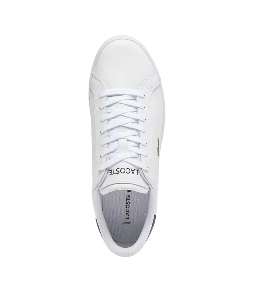 Baskets Powercourt Homme Blanc Noir Lacoste-3