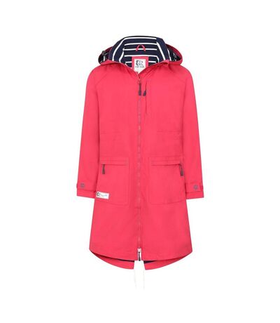 Veste Imperméable Femme Rose Rouge À Lèvres Lazy Jacks