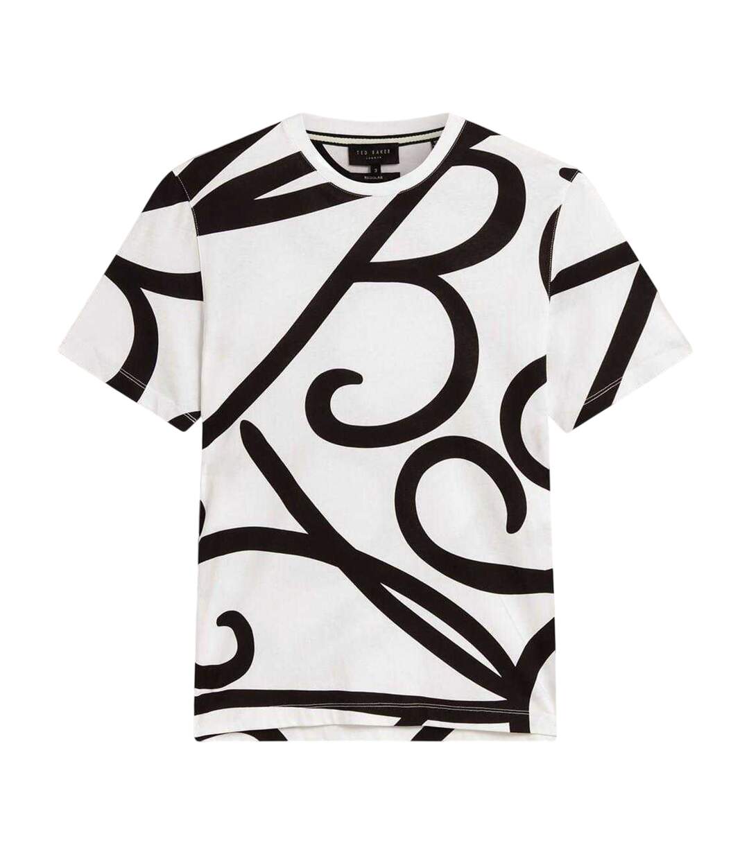 T-shirt Motif/style Texte Homme Blanc Ted Baker-2