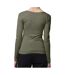 T-Shirt kaki femme pieces pcbarbera - l-2