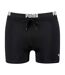Short De Bain Motif/style Logo Répété Homme Noir Puma-1