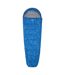 Unisex adult basecamp 250 summer mummy sleeping bag one size blue Mountain Warehouse