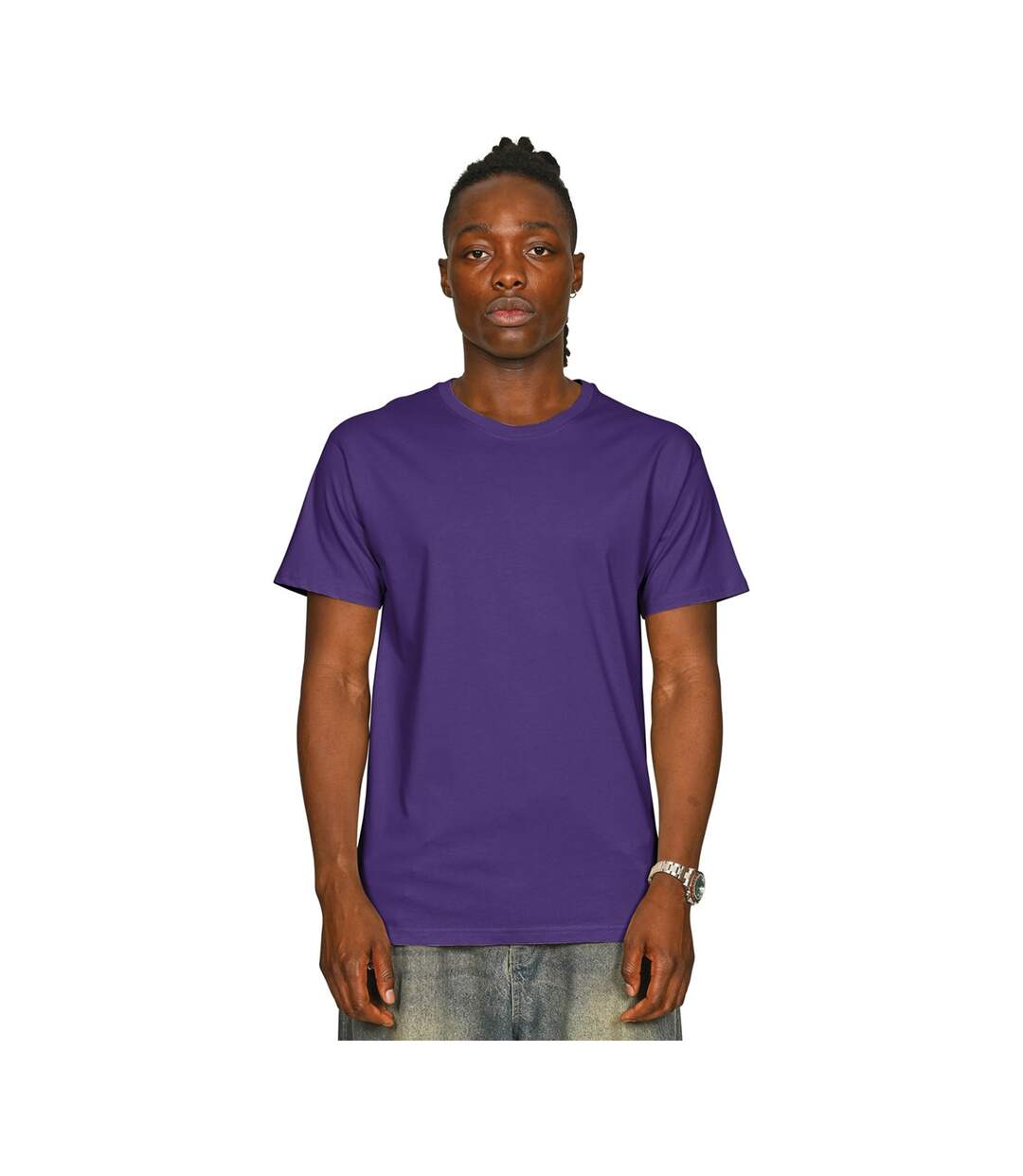 T-shirt Supreme Adulte Violet Casual Classics-1