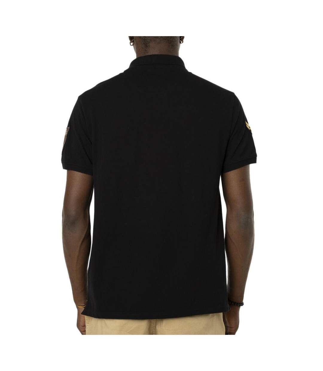 Polo noir homme von dutch mick-2