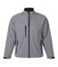 SOLS Mens Relax Soft Shell Jacket (Breathable, Windproof And Water Resistant) (Grey Marl) - UTPC347