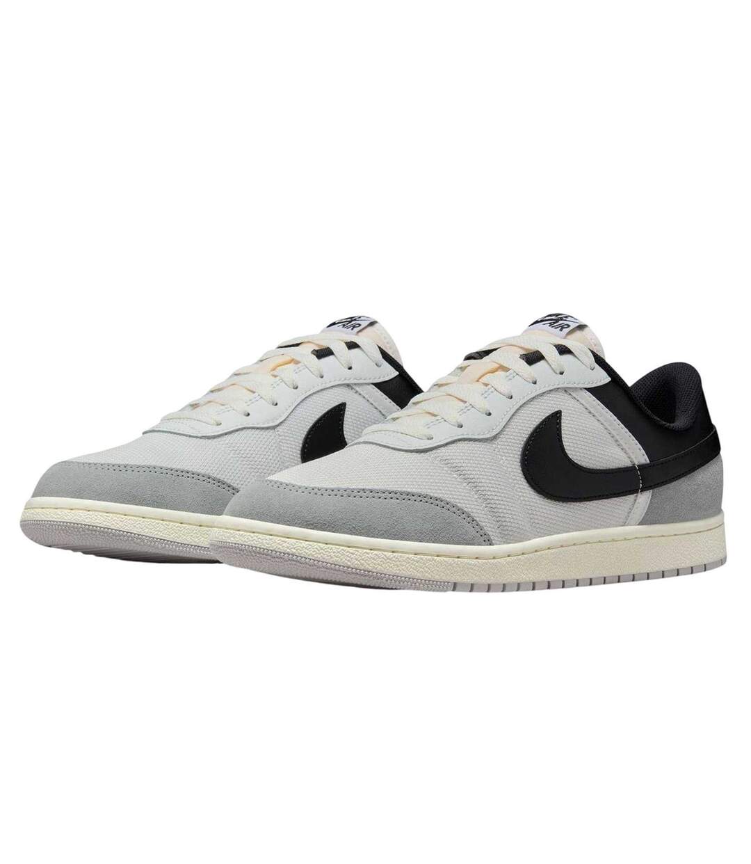 Mens Air Jordan Skyline Leather Trainers Black White Nike-4