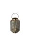 Lanterne Cylindrique en Métal Antique 44cm Bronze-2