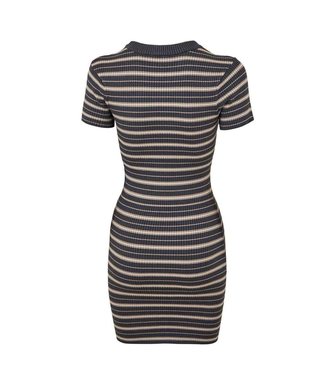 Robe Moulante Motif/style À Rayures Femme Carbone Jack Wills-3