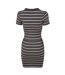 Robe Moulante Motif/style À Rayures Femme Carbone Jack Wills-3