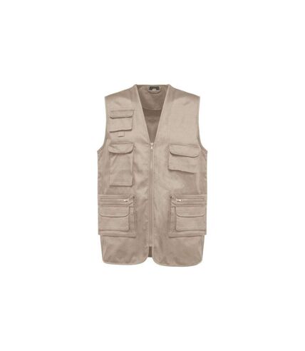 Gilet polycoton multipoches doublé WK. Designed To Work
