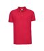 Polo homme rouge classique Russell