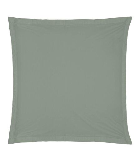 Taie d'Oreiller Percale 63x63cm Vert Tilleul