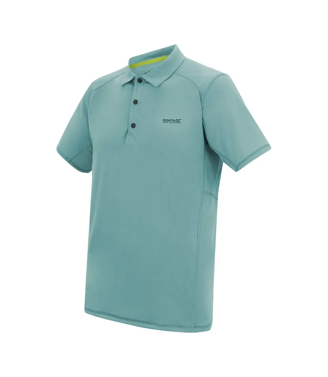 Polo Motif/style Logo Virda Homme Bleu Clair Regatta-4