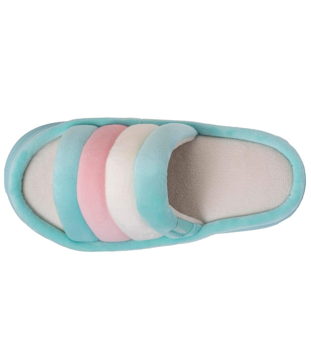 Isotoner Chaussons Mules ouvertes femme semelle ultra moelleuse-2