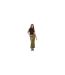 Womens/ladies Satin Maxi Skirt Khaki Green I Saw It First-1