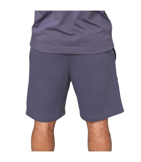 Mens Fleece Sweat Shorts Thunder Grey Blank Essentials