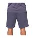 Mens Fleece Sweat Shorts Thunder Grey Blank Essentials-4