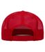 Casquette trucker blanc / rouge Yupoong