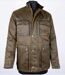 WINCHESTER NEVERM — Parka matelassée marron : isolation thermique et coton enduit-3