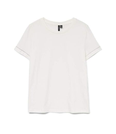 T-Shirt blanc femme vero moda liana