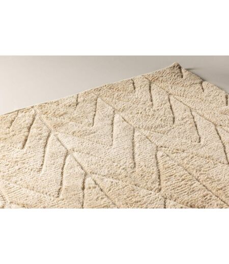 Tapis Déco en Laine Zoe 200x300cm Beige