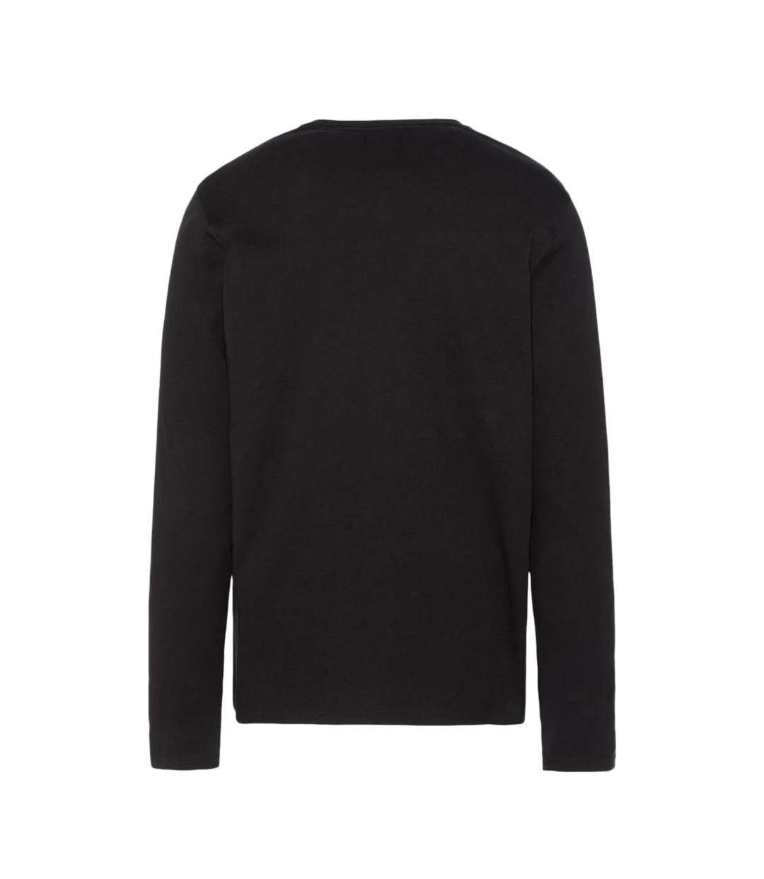 T-shirt noir homme schott brodedml - l-2
