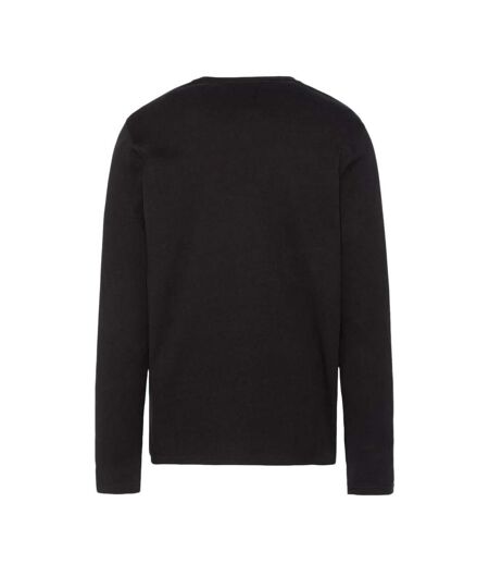 T-shirt noir homme schott brodedml - l