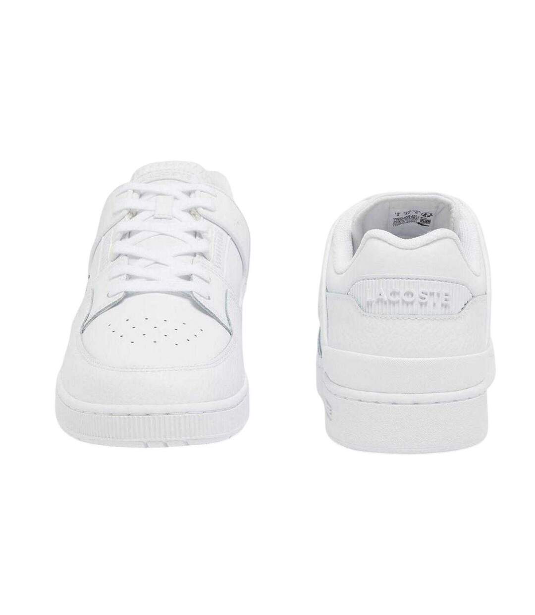 Mens Court Cage Leather Trainers White Lacoste-4