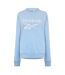 Sweat Court Motif/style Logo Femme Bleu Reebok-1