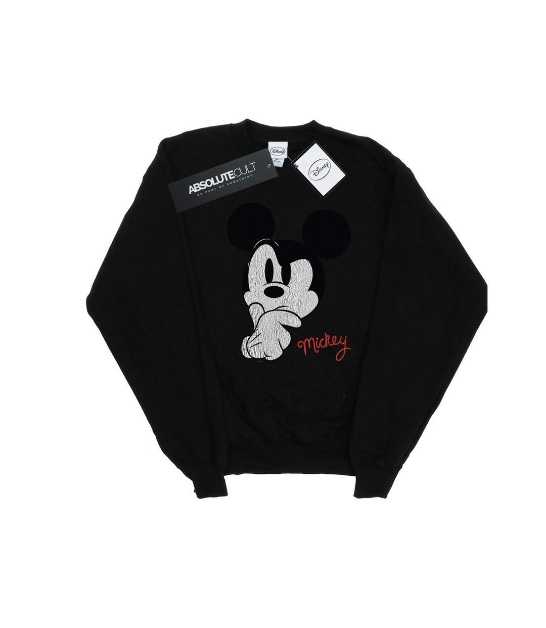 Disney Pantalon de survêtement Mickey Mouse Distressed Ponder Womens/Ladies (Noir) - UTBI27423-1