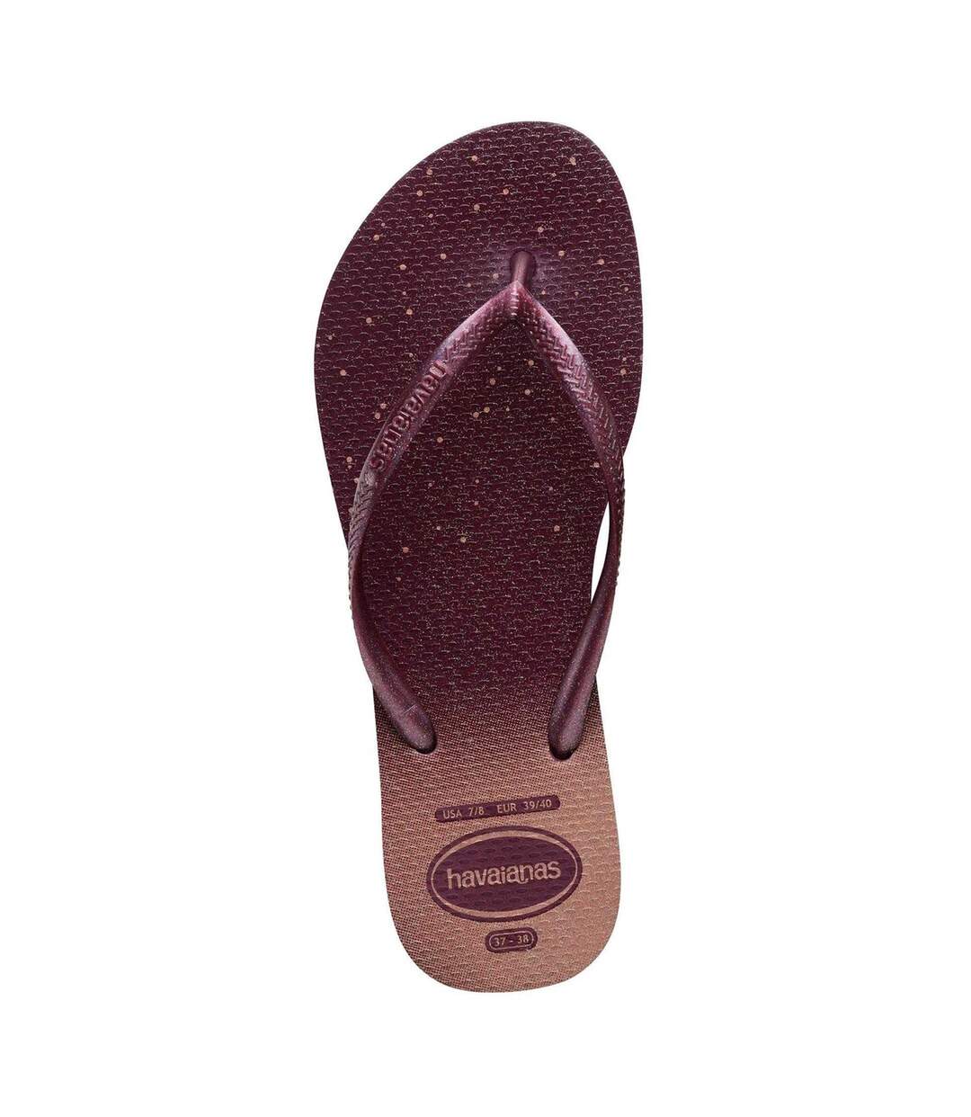 Tongs Motif/style À Pois Coupe Cintrée Femme Violet Havaianas-3