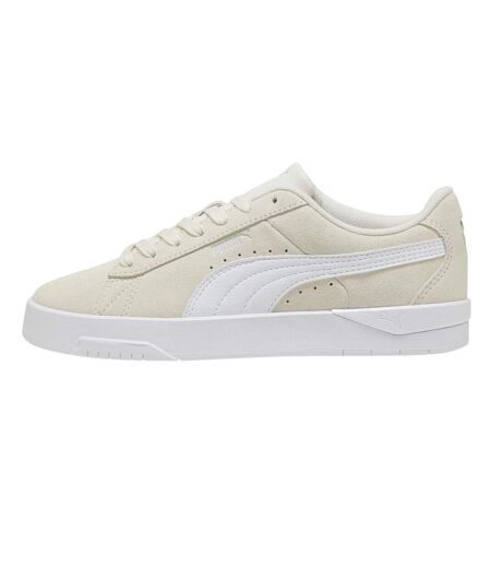 Womens/ladies Jada Suede Platform Trainers Vaporous Grey Puma